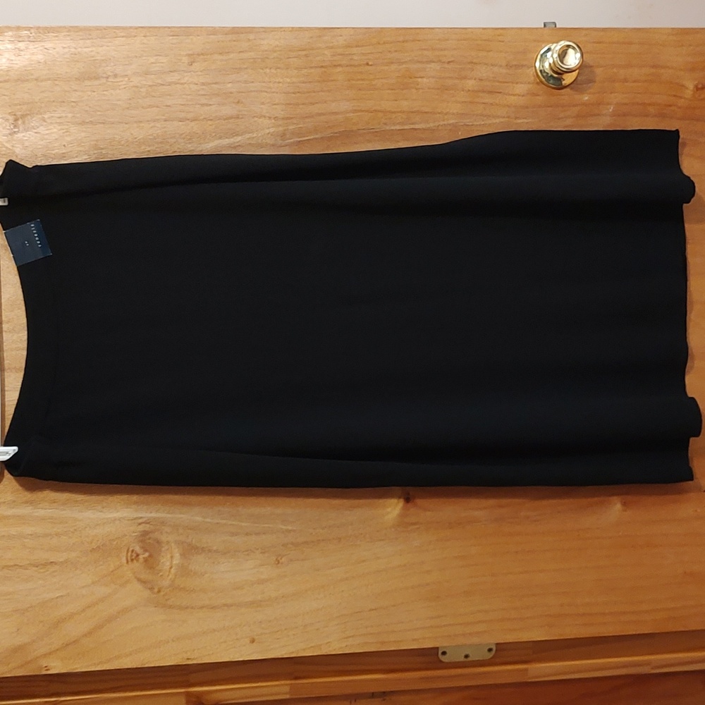 NWT Venezia Lane Bryant Ribbed Knit Maxi Skirt Black Stretchy Plus Size 26/28